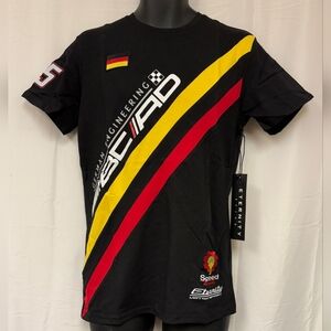 Eternity BC/AD Germany Motor Sport Black/Yellow T-Shirt / NWT